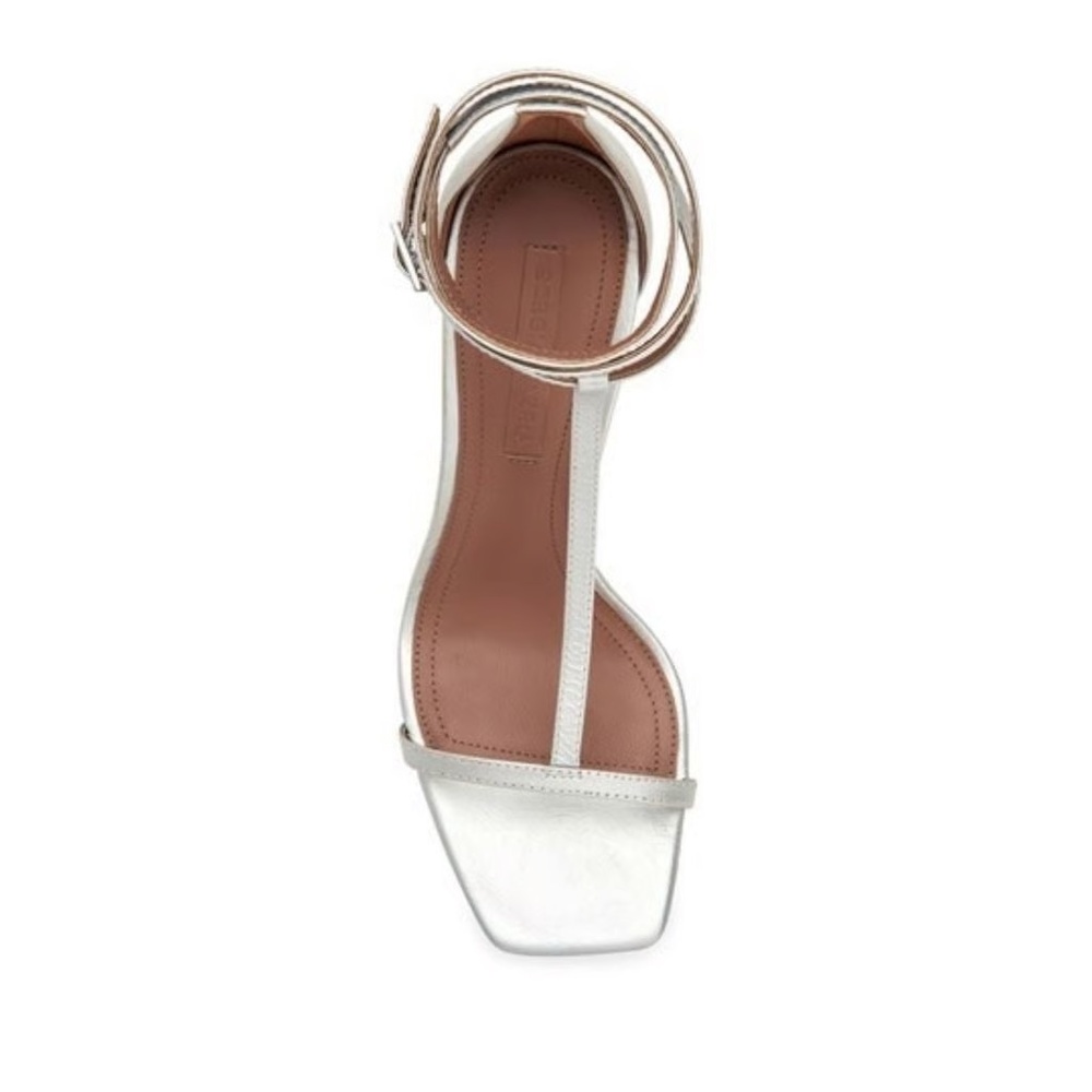 BCBGMaxAzria Ina Talisman Silver Heeled Sandals